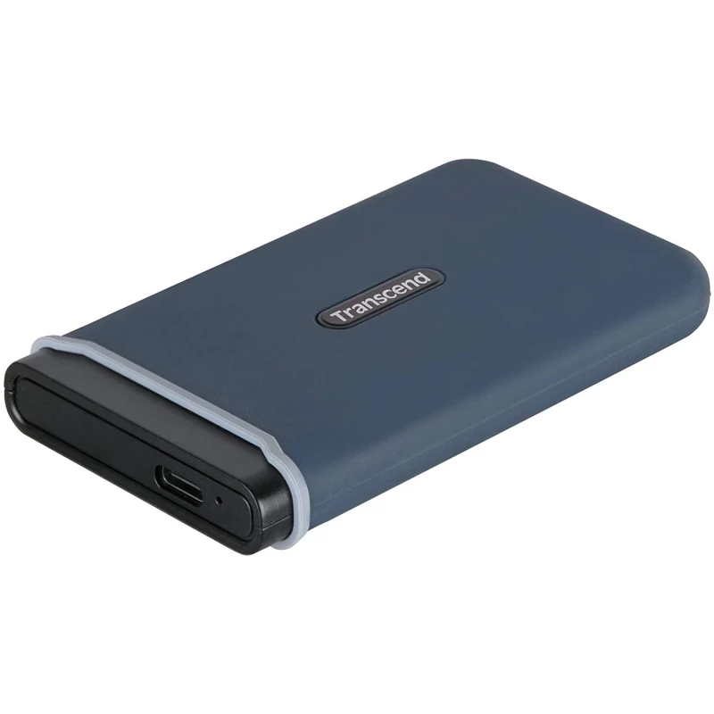Жёсткий диск внешний TRANSCEND Portable SSD ESD370C Navy Blue, 1.0TB, (USB3.1,  Type-C)