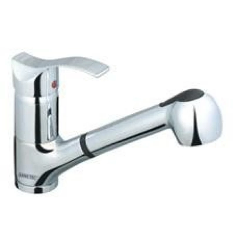 Baterie pentru chiuveta Sanitec SN0012, Crom