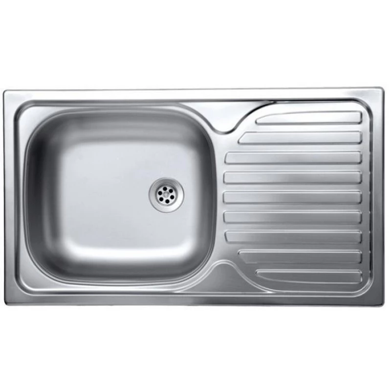 Chiuveta Sanitec E C408S, Inox, 43.5 x 76