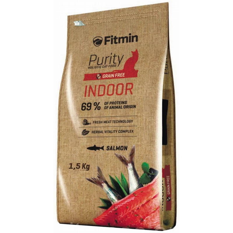 Hrana uscata Fitmin CAT PURITY INDOOR, 1.5 kg