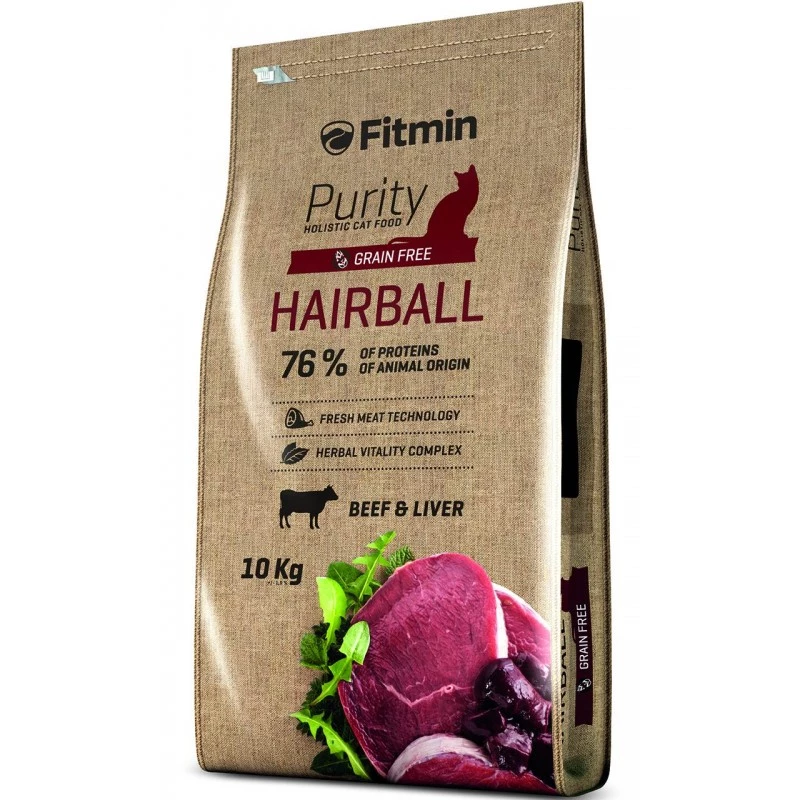 Hrana uscata Fitmin CAT PURITY HAIRBALL, 10 kg