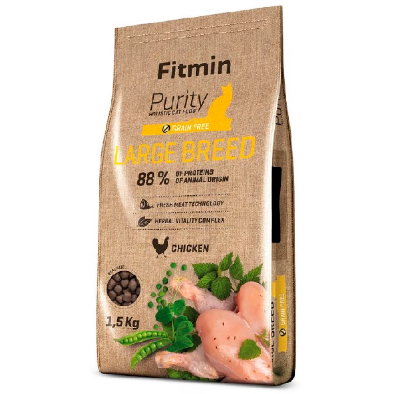 Hrana uscata Fitmin CAT PURITY LARGE BREED, 1.5 kg