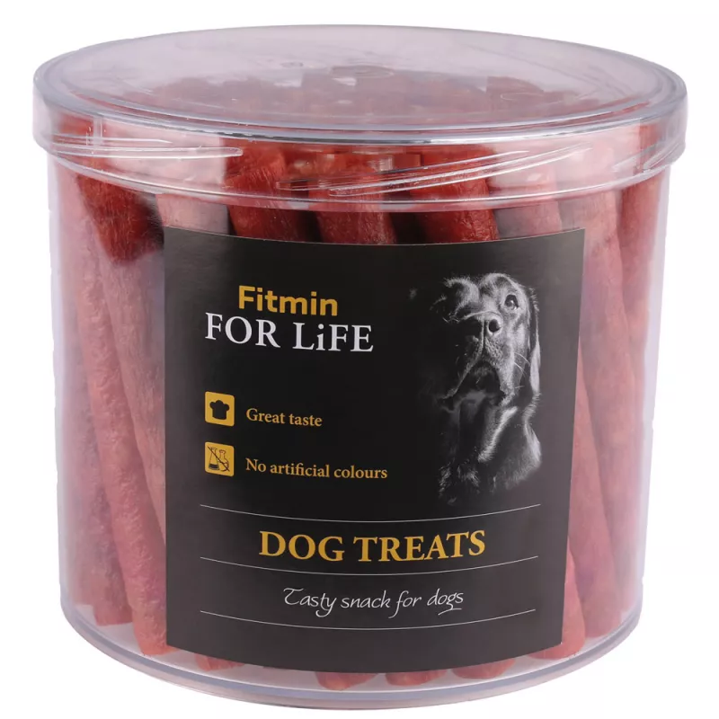 Snackuri pentru câini Fitmin FOR LIFE DOG TASTY STICKS SALAMI, 41 g