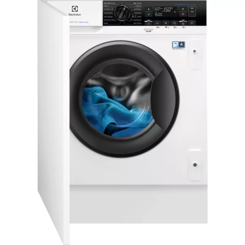 Стиральная машина ELECTROLUX EW7W368SI, Полноразмерная,  8 кг,  1600 об, мин,  14 программ,  Белый, A