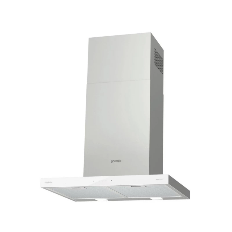 Hota GORENJE WHT6SYW, 650 m3, h,  1 motor,  60 cm,  Filtru din aluminiu absorbant de grasimi,  Alb