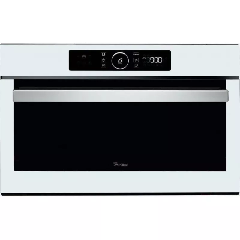Cuptor cu microunde incorporabil Whirlpool AMW 730/WH, 31 l,  1000 W,  Control electronic,  Grill,  Alb, Negru