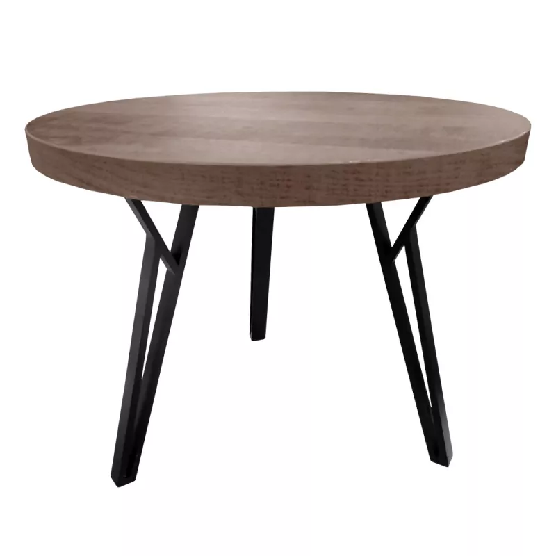 Masa cafea DP TOKYO ROTUNDA, PAL melamint,  Metal,  Wenge,, 60 x 60 x 40
