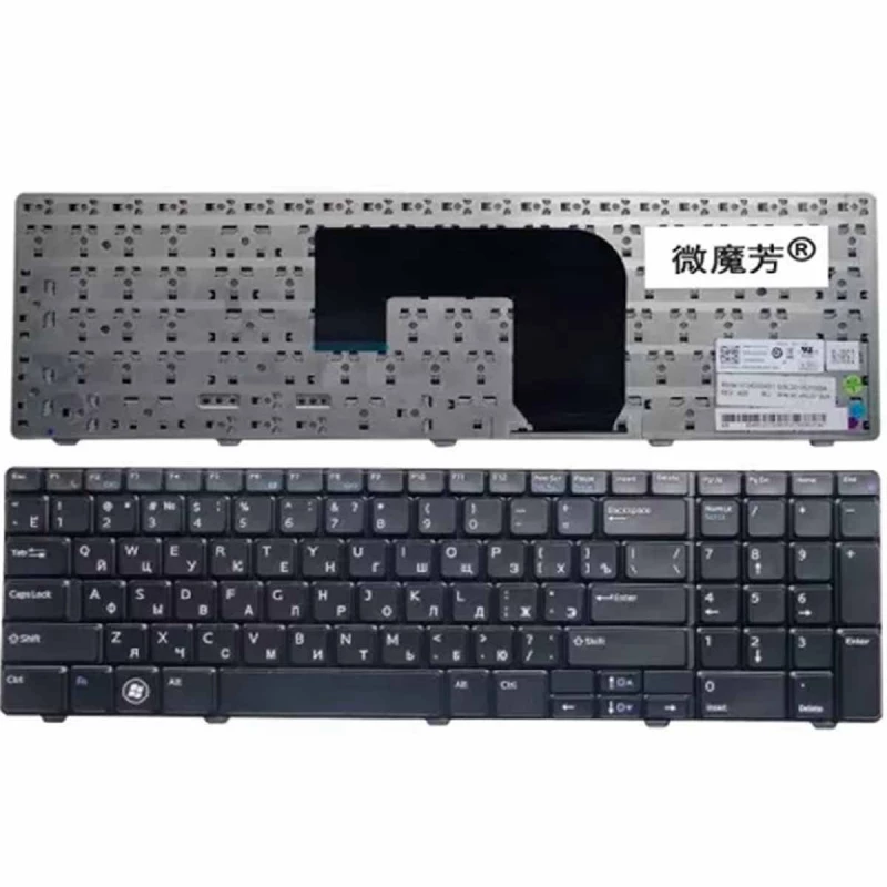 Клавиатура для ноутбука OEM DELL VOSTRO 3700 ENG/RU BLACK