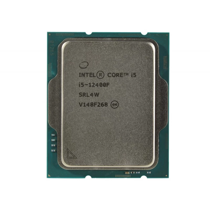 Процессор INTEL CORE I5-12400F TRAY, LGA 1700, 2.5-4.4GHz,  18MB,  10nm,  No Integrated Graphics,  65W,  6 Cores (6P+0Е),  12 Threads