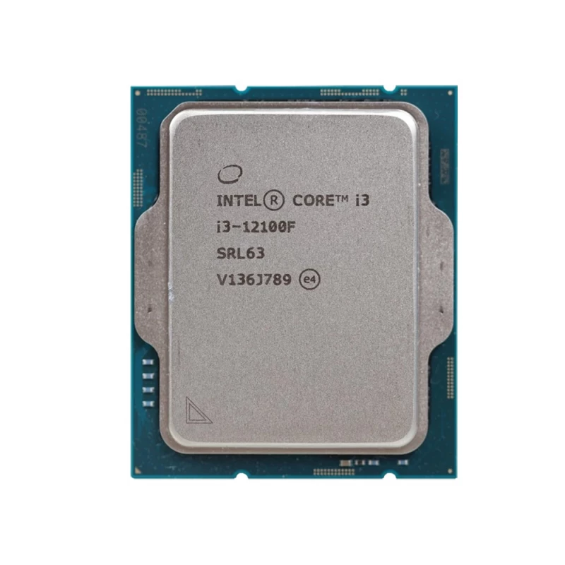 Процессор INTEL Core i3-12100F Tray, LGA 1700, 3.3-4.3GHz,  12MB,  10nm,  No Integrated Graphics,  58W,  4 Cores (4P+0Е),  8 Threads