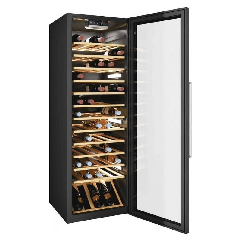 Dulap/Frigider pentru vin Candy CWC 200 EELW, 81 x 0.75 l,  146 cm,  Negru, B
