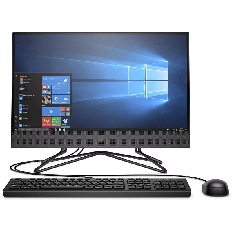 PC All-in-One HP 22-df1054ur Jet Black, 21.5, IPS FHD Core i5-1135G7 8GB 256GB SSD No ODD Intel HD Win10Home Keyboard+Mouse