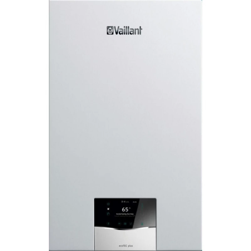 Cazan pe gaz VAILLANT ECOTEC PLUS VU 35 CS/1-5 (N-INT3), 30 kW, 330 m², 80 °С, Alb