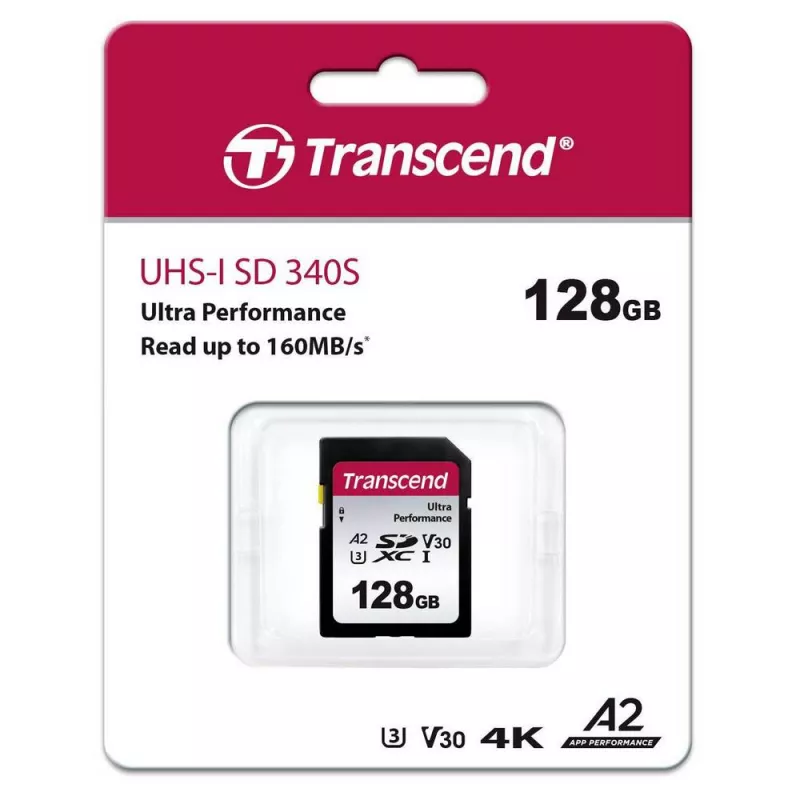Card de memorie TRANSCEND 340S TS128GSDC340S, SDXC 128GB