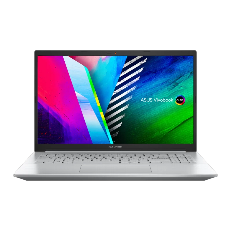 Laptop ASUS 15.6" Vivobook Pro 15 OLED M3500QA Cool Silver, OLED FHD Ryzen 5 5600H 8GB 256GB SSD Radeon Graphics IllKey No OS 1.65kg