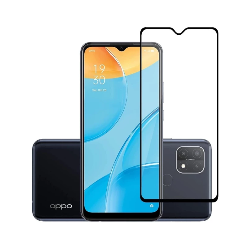 Защитное стекло HELMET DIAMOND GLASS 4D - OPPO A15/15S,  BLACK
