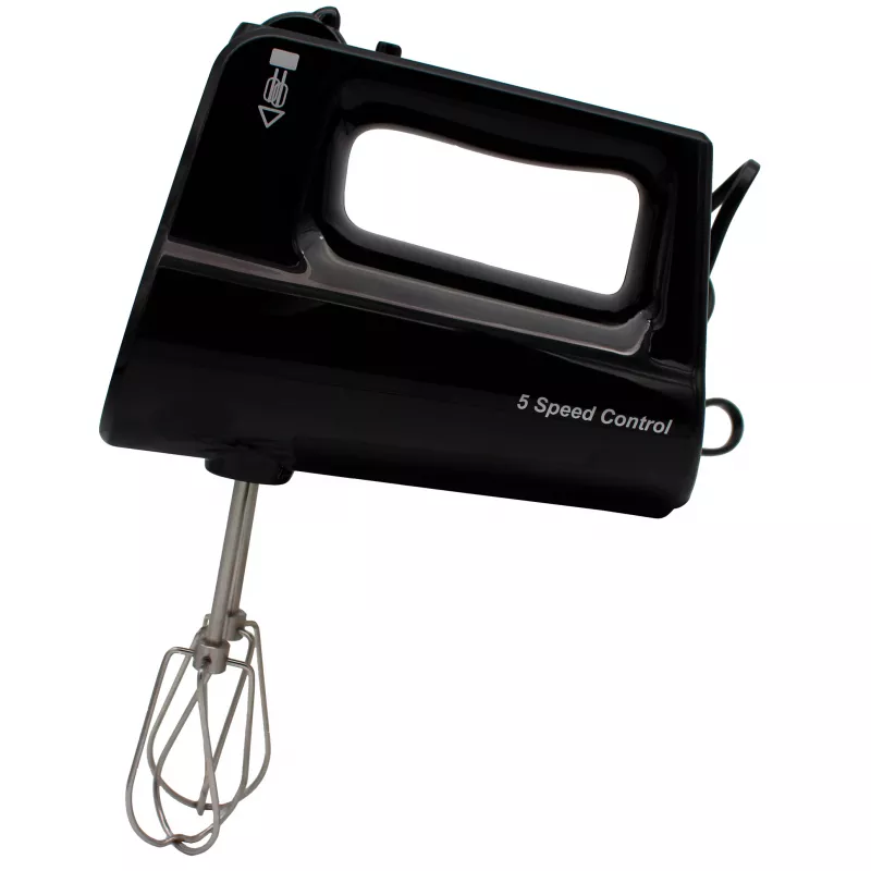 Миксер MIDEA HM0293BL, 400 Вт, 5 скоростей, Турборежим, Черный