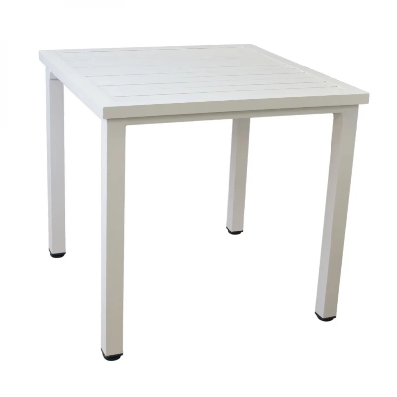 Masa DP TERASA 8636, Aluminiu, Alb