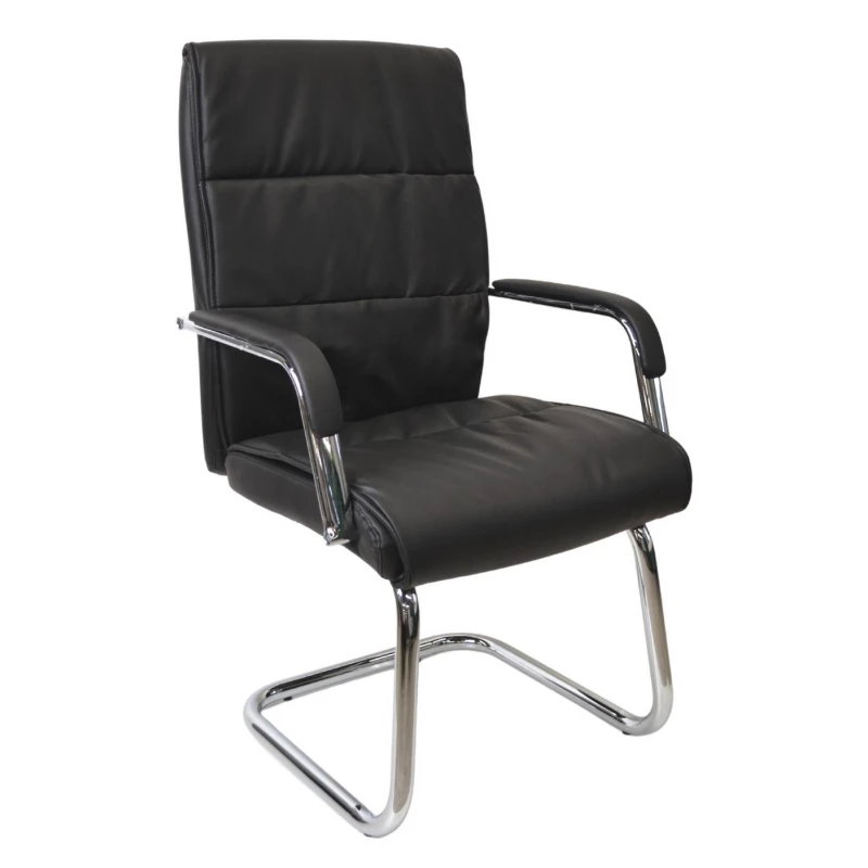 Fotoliu de birou DP F-81L~Black, Negru, 57 x 50 x 103