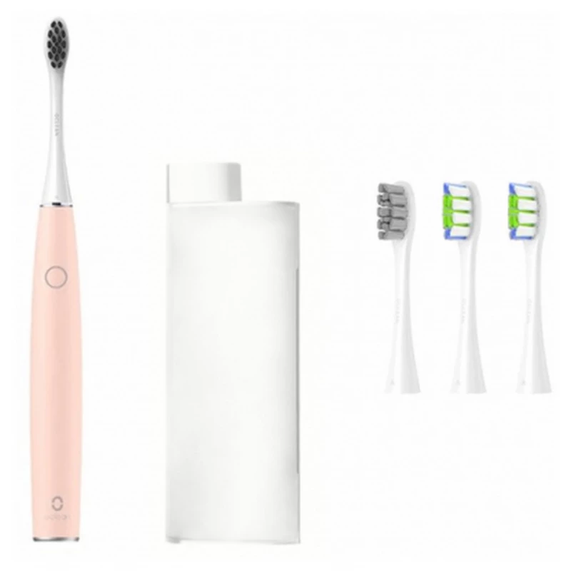 Periuta de dinti electrica Xiaomi OCLEAN AIR 2 TRAVEL SUIT, PINK, 40 000 RPM, Timer, Roz
