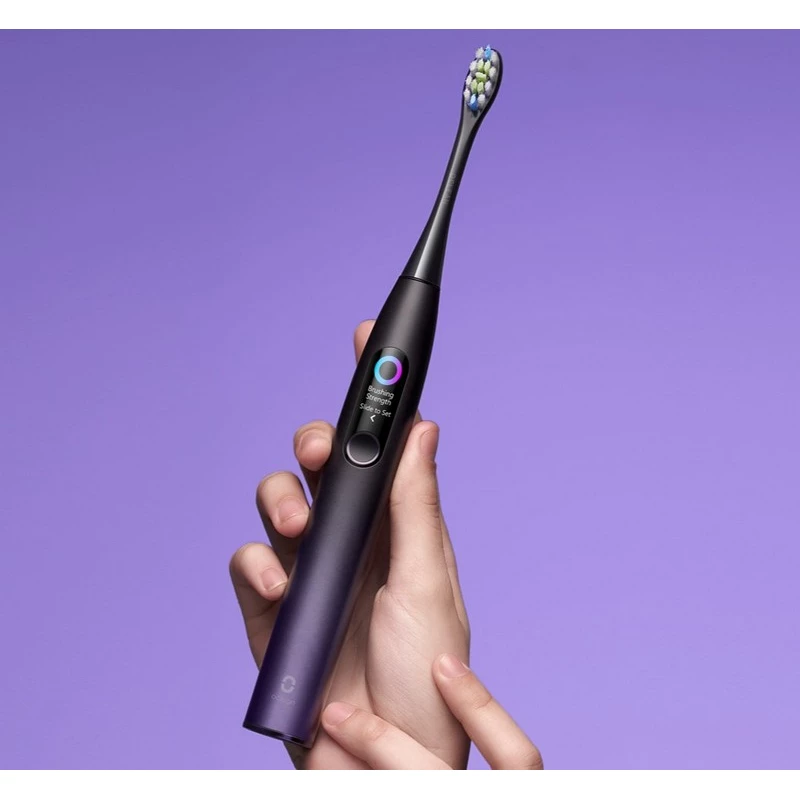 Periuta de dinti electrica Xiaomi OCLEAN X PRO, PURPLE, 42 000 RPM, Timer, Violet