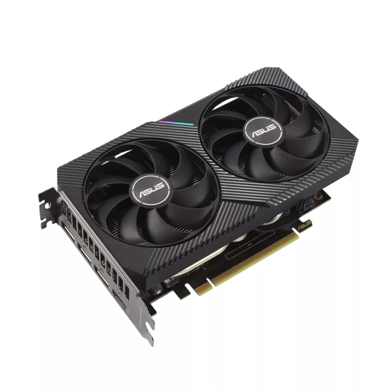 Видеокарта ASUS DUAL-RTX3060-O12G-V2, GeForce RTX 3060, 12GB GDDR6 192bit HDMI DP