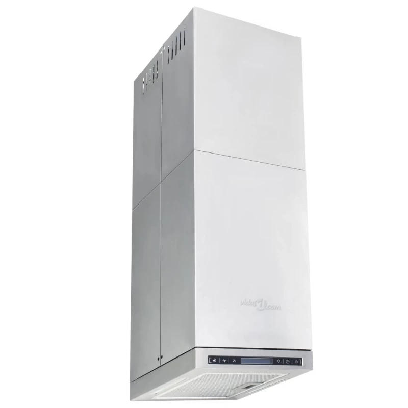 Вытяжка VidaXL LCD DISPLAY TOUCH SENSOR, 756 м³/ч, 1 двигатель, 32 см, Жироулавливающий алюминиевый фильтр, Нержавеющая сталь