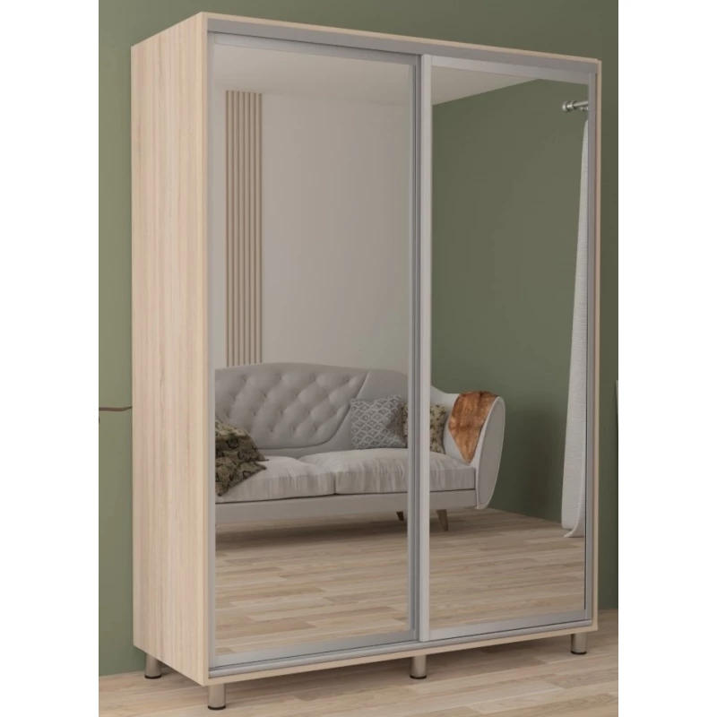 Dulap cu usi glisante MOBILDOR ARON 1800/600/2200, Stejar Sonoma