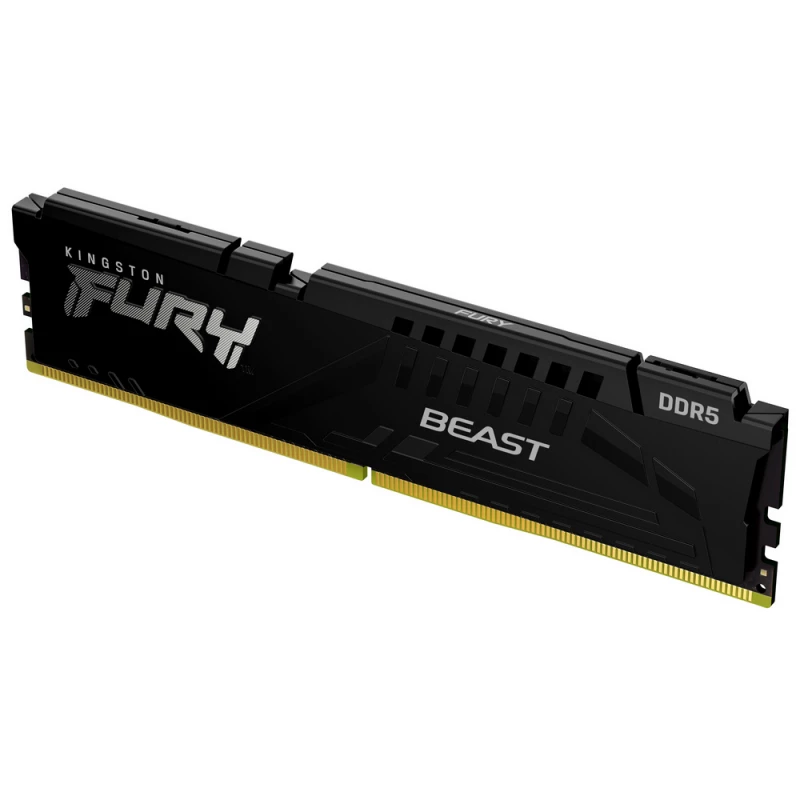 RAM KINGSTON FURY Beast (KF556C40BB-8), DDR5 8GB 5600MHz, CL40-40-40, 1.25V, Intel XMP 3.0, Black