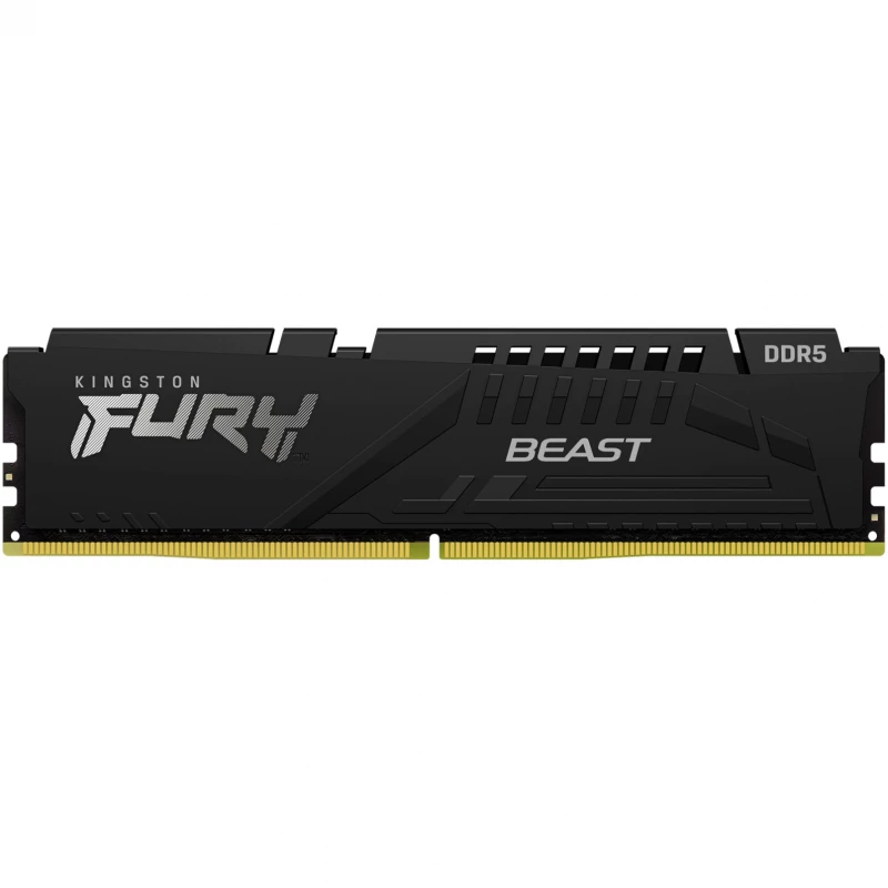 RAM KINGSTON FURY Beast (KF556C40BB-32), DDR5 32GB 5600MHz, CL40-40-40, 1.25V, Intel XMP 3.0, Black