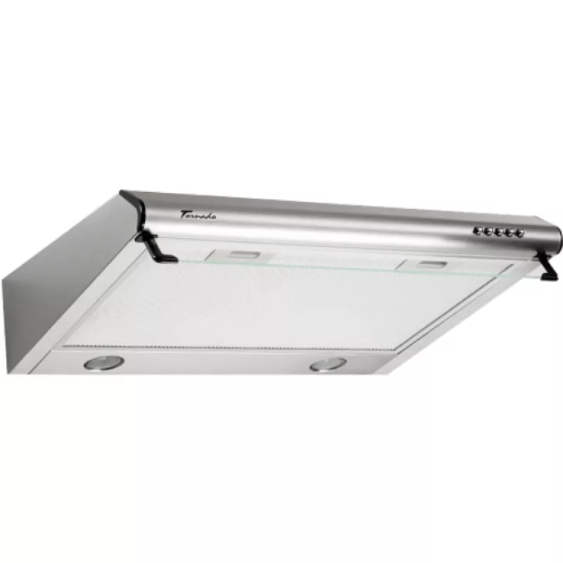 Hota TORNADO BONA 10 (50) IX LED, 380 m3/h, 1 motor, 49.6 cm, Filtru din aluminiu absorbant de grasimi, Inox