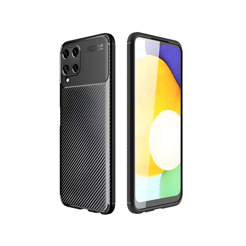 Husa HELMET CASE CARBON -SAMSUNG GLAXY A22/M32, BLACK, 6.4"