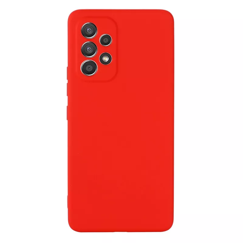 Husa HELMET CASE LIQUID SILICONE SAMSUNG A33, RED, 6.4"