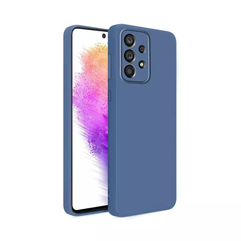 Husa HELMET CASE LIQUID SILICONE SAMSUNG A73, BLUE, 6.7