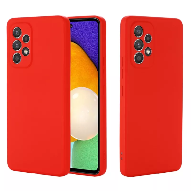 Чехол HELMET CASE LIQUID SILICONE SAMSUNG A73, RED, 6.7