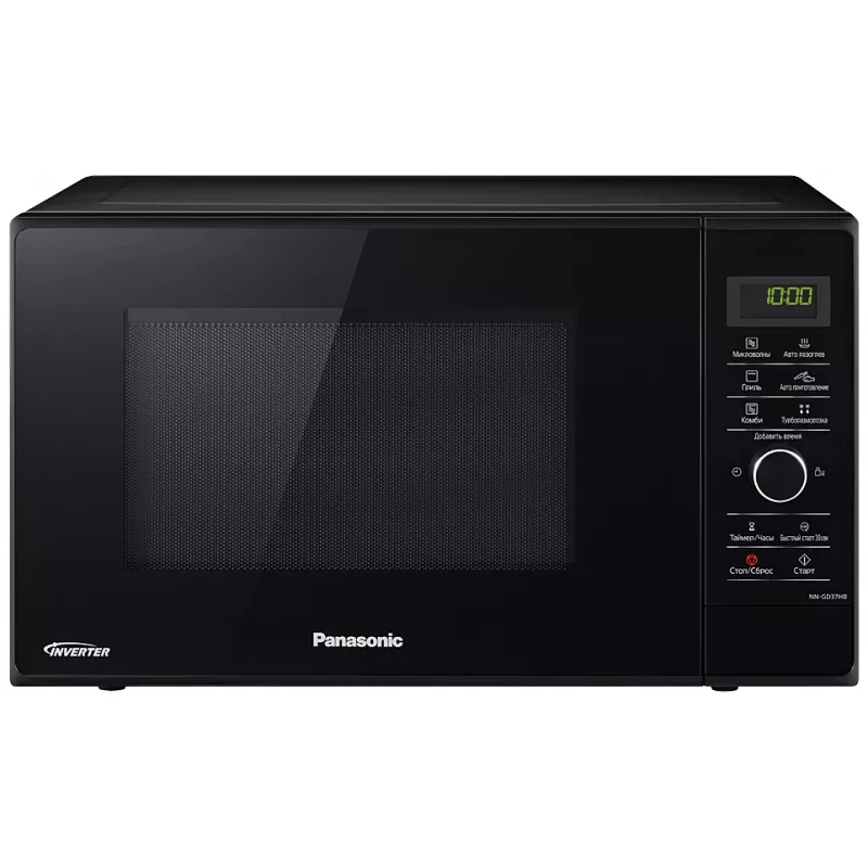 Cuptor cu microunde PANASONIC NN-GD37HBZPE, 23 l, 1000 W, 15 programe, Control sensor, Grill, Negru