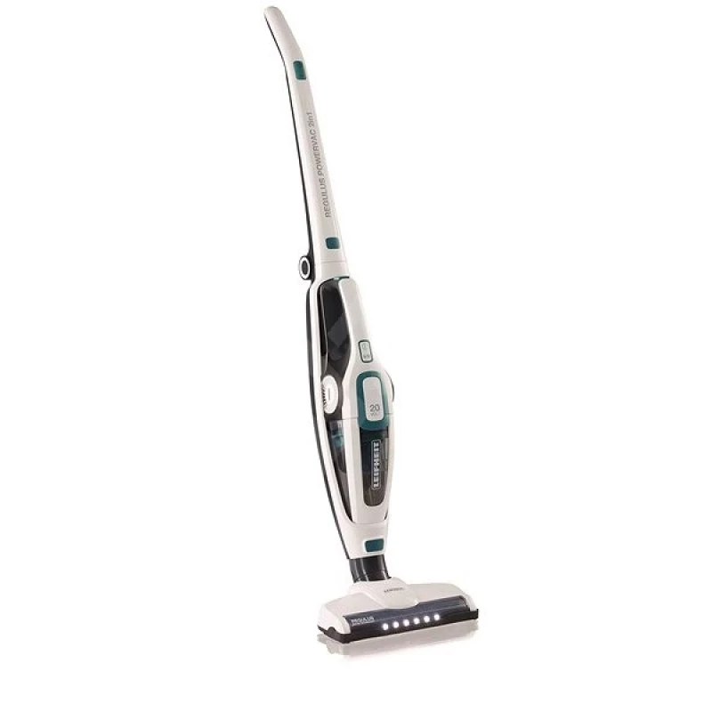 Aspirator vertical LeifHeit REGULUS POWERVAC 2IN1, 125 W, 0.45 l, Alb, Negru