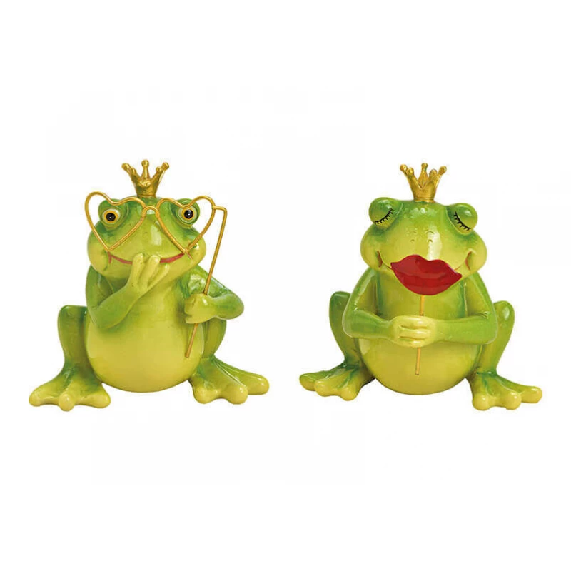 Broasca Wurm CU COROABA, POLIRESIN 2-ASS. 11 X 11 X 5 CM