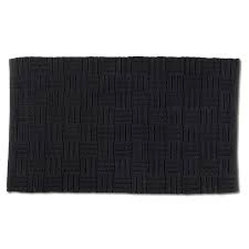 Covoras baie Kela LEANA NEGRU, 65 X 55 CM