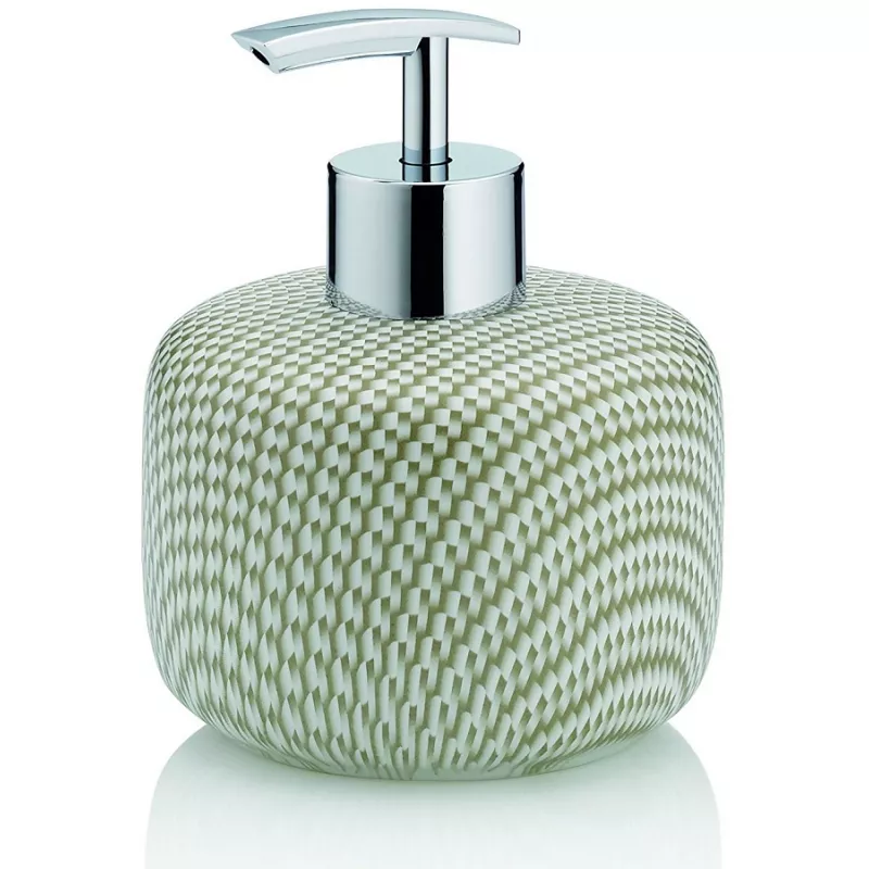 Dispenser Kela SAPUN LICHID BEJ ALB, CERAMICA MOREAU