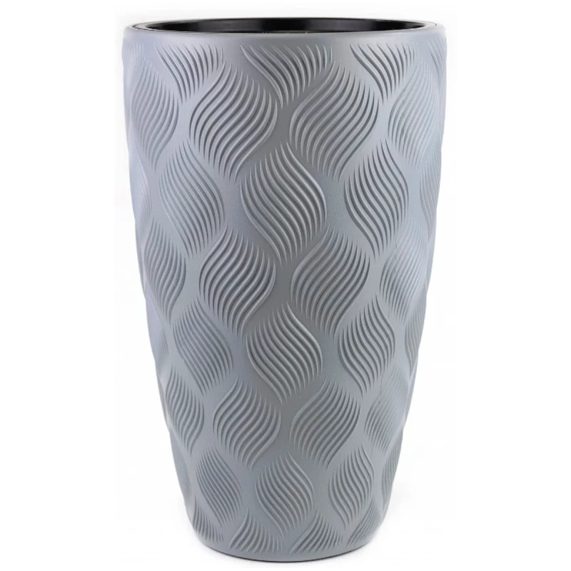 Ghiveci pentru flori Form Plastic FLOW SLIM D29 CM, H48 CM,V24 L, V5,5 L, SUR-INCHIS