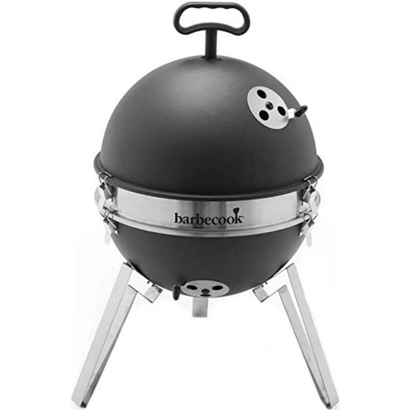 Grila pentru Barbeq Barbecook PE CARBUNE BILLY NEGRU, Inox, 56 x 35.6 x 35.6 cm