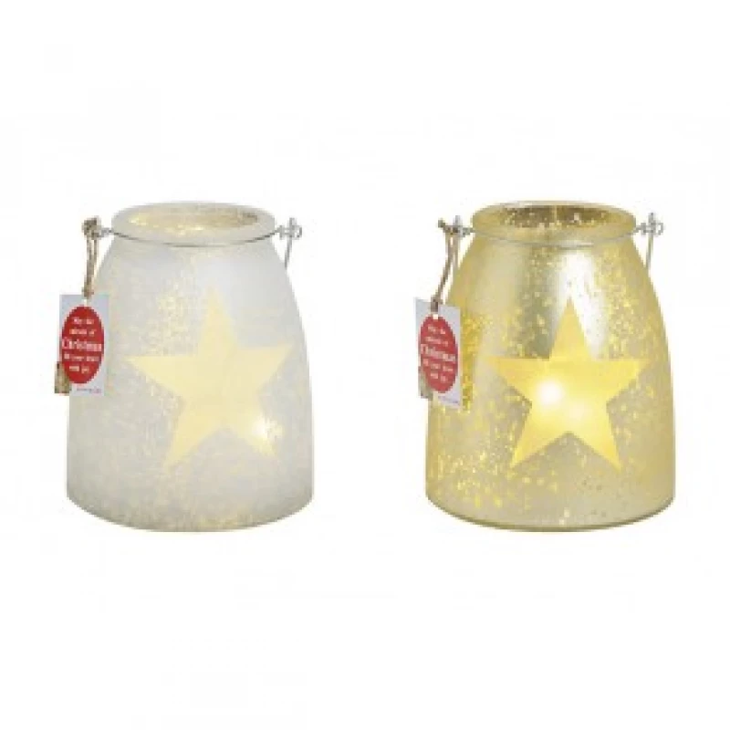 Lanterna Wurm STICLA, MOTIV STEA , 10 LED,15X13CM