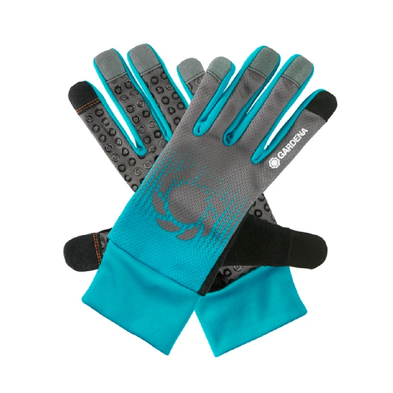 Manusi de gradina GARDENA 549291, 7 S, Poliester, Nailon, Bumbac, Poliuretan, Elastan