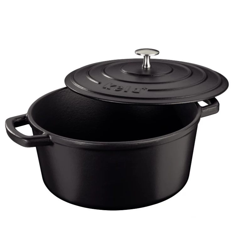 Oala pentru copt CALIDO 26CM, 5 l, 26 cm, Fonta, Negru