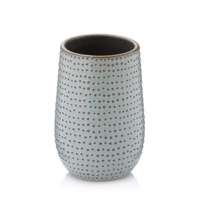 Pahar pentru periuțe Kela CERAMICA GRI DOTS