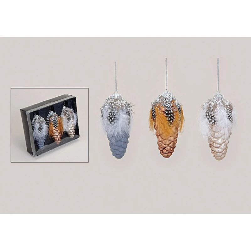 Jucarie Wurm BRAD CON , STICLA,3 BUC, 13X5 CM