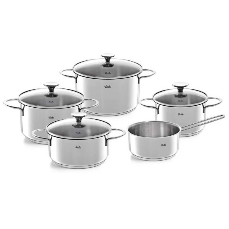 Set cratite Fissler COPENHAGA, 5 BUC, Inox, 16, 20, 24 cm
