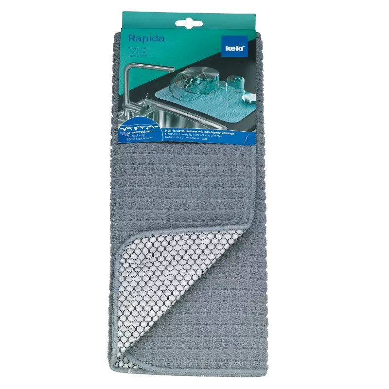 Uscator de vase USCARE RAPIDA VESELA, GRI, 50 x 38 cm, Poliester