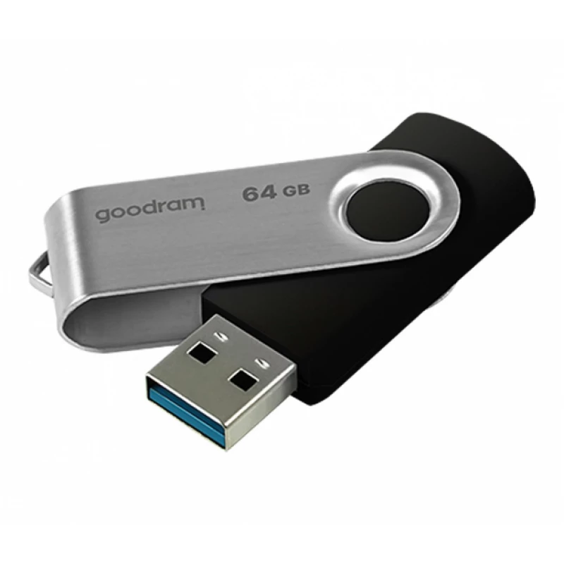 USB flash drive GOODRAM UTS3 TWISTER BLACK, 64GB, USB3.0